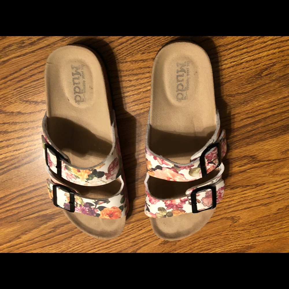 Floral sandals